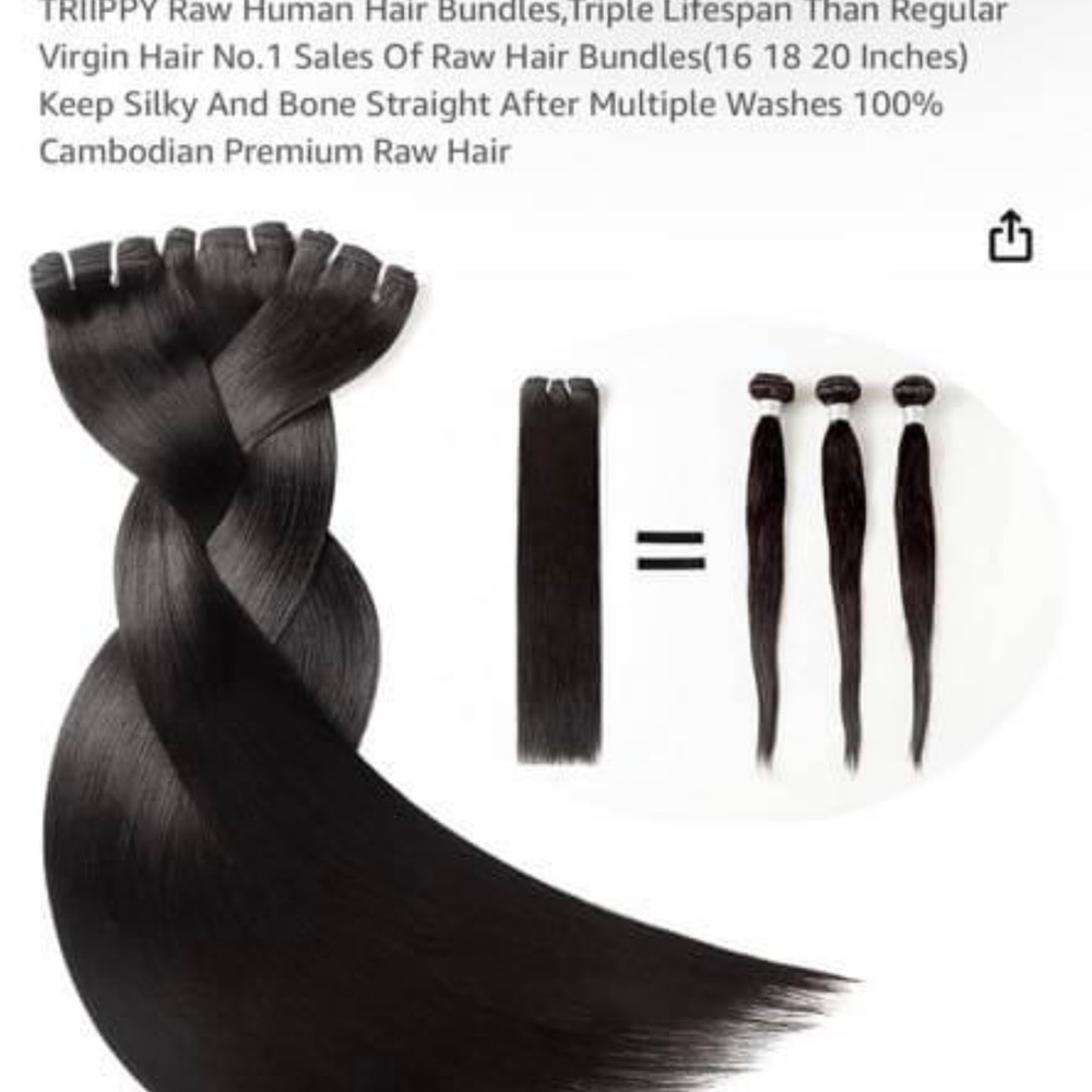 16”18”20” raw bundles